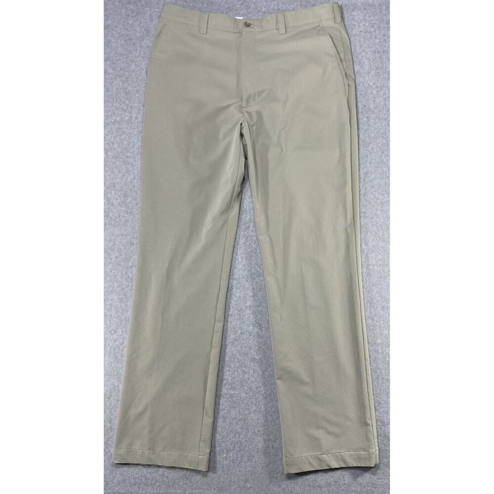 Cutter & Buck‎ CB DryTec Pants Mens Sz 36x33 Beige Golf Athleisure Preppy Casual